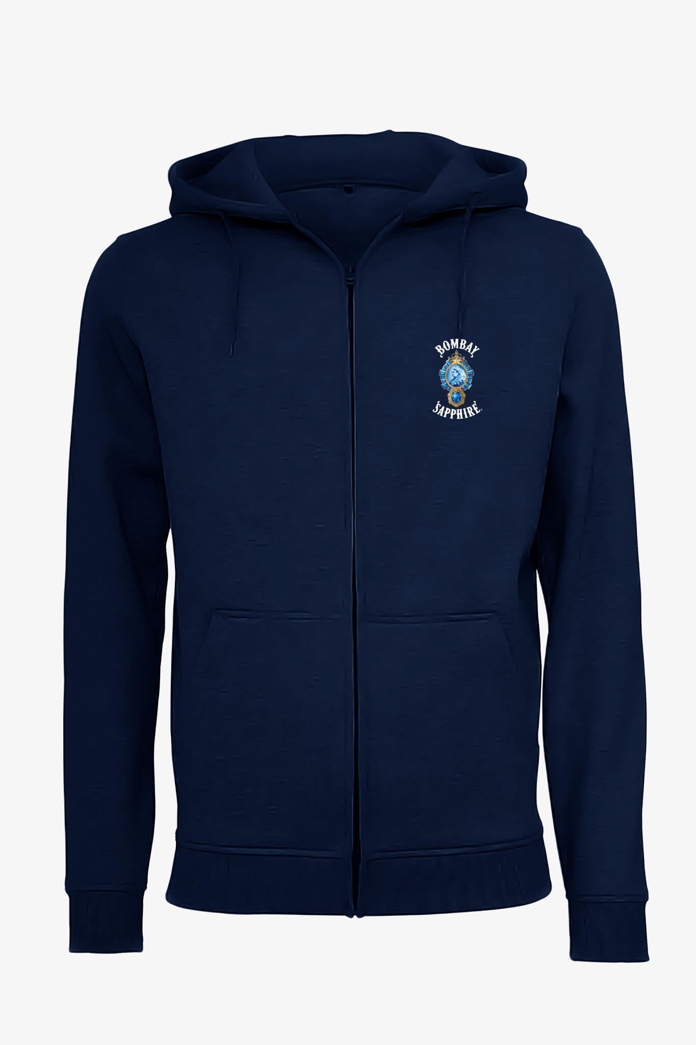 Bombay Sapphire Organic Cotton Zip Hoodie