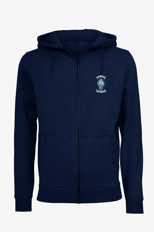 Bombay Sapphire Organic Cotton Zip Hoodie